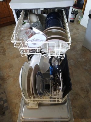 Danby 18 inch Portable Dishwasher Interior